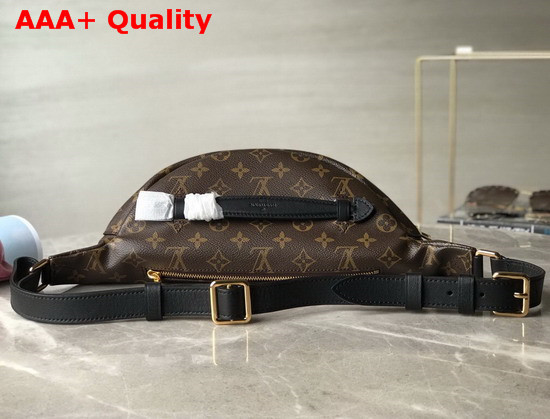Louis Vuitton Bumbag in Monogram Coated Canvas and Black Cowhide Leather Trim Replica