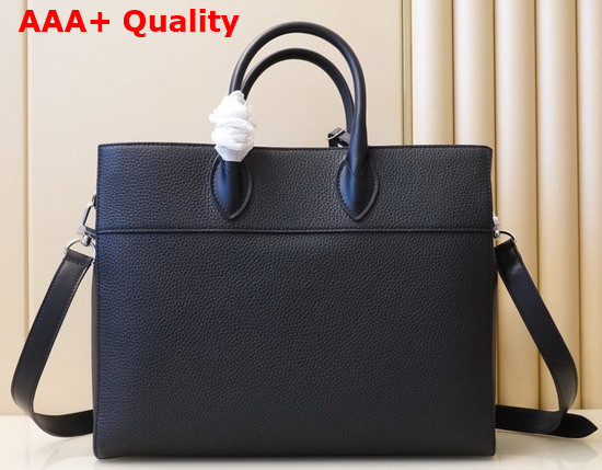 Louis Vuitton Cabas Business Bag Black Taurillon Leather M55732 Replica