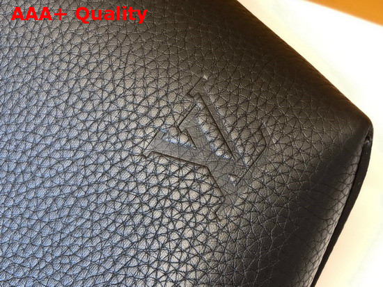 Louis Vuitton Cabas Voyage Black Taurillon Leather M52817 Replica