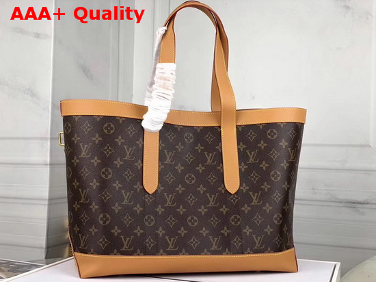 Louis Vuitton Cabas Voyage Tote in Monogram Canvas and Natural Leather M44878 Replica