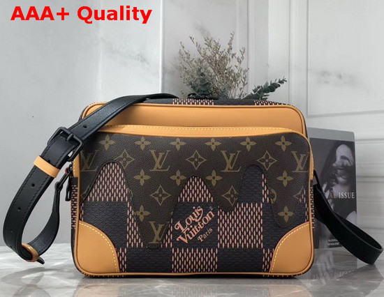 Louis Vuitton Camera Bag Giant Damier Canvas Replica