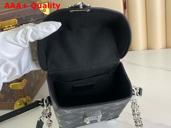 Louis Vuitton Camera Box in Black Calfskin with Black Monogram Print M11269 Replica