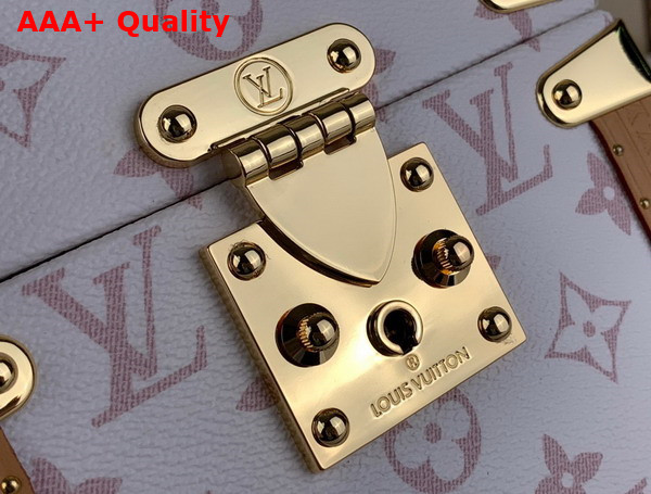 Louis Vuitton Camera Box in White Monogram Canvas and Natural Cowhide Leather Trim Replica