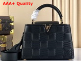 Louis Vuitton Capucines BB Black Damier Quilted Lambskin M59225 Replica