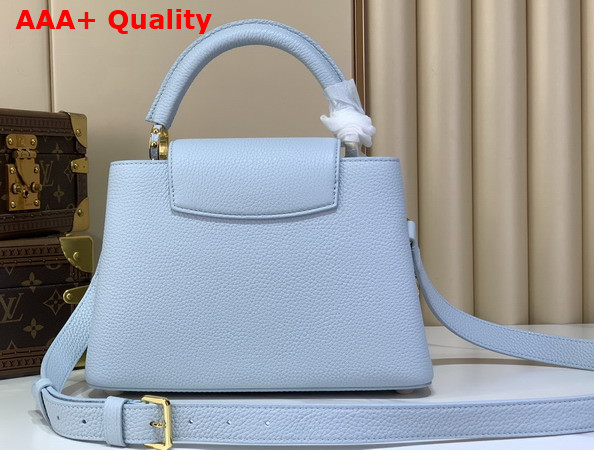 Louis Vuitton Capucines BB Bleu Olympe Taurillon Leather Replica