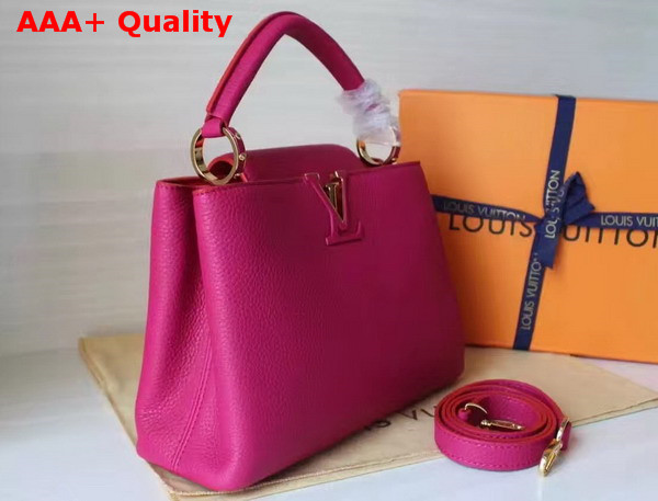 Louis Vuitton Capucines BB Cuir Taurillon Framboise Replica