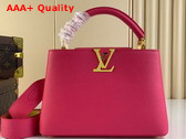 Louis Vuitton Capucines BB Dragon Fruit Cedrat Taurillon Leather Replica