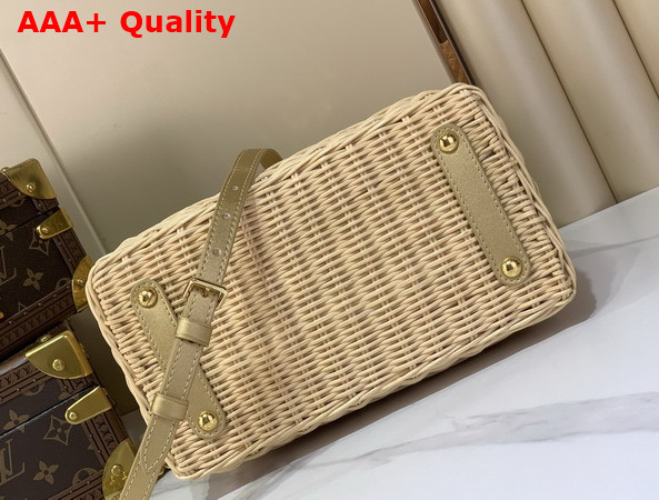 Louis Vuitton Capucines BB Gold Rattan and Cowhide Leather Replica