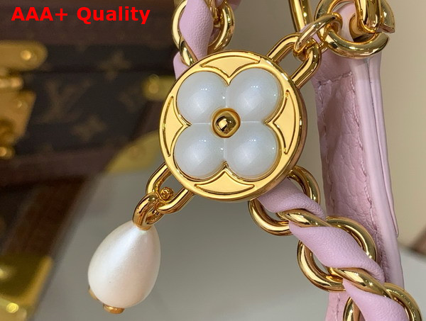 Louis Vuitton Capucines BB Handbag Baby Pink Mother of Pearl Taurillon Leather Replica