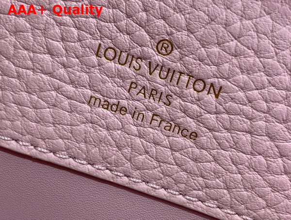 Louis Vuitton Capucines BB Handbag Baby Pink Mother of Pearl Taurillon Leather Replica