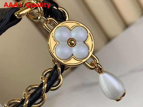 Louis Vuitton Capucines BB Handbag Black Mother of Pearl Taurillon Leather Replica