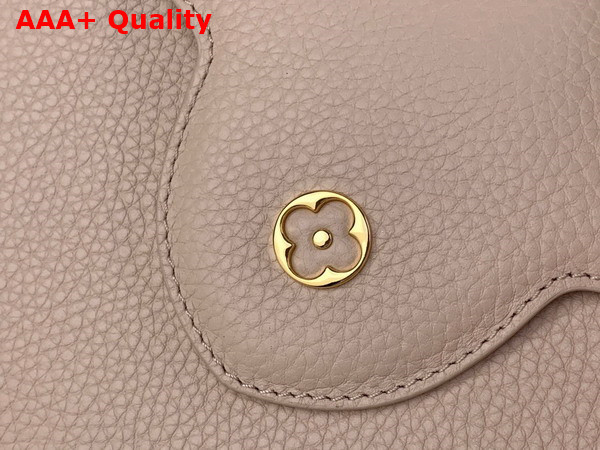 Louis Vuitton Capucines BB Handbag Quartz White Taurillon Leather Gold Color and Multicolor Finish Hardware Replica