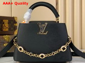 Louis Vuitton Capucines BB Handbag in Black Taurillon Leather Part of the Harmony Collection M14970 Replica