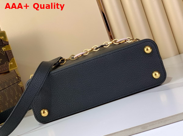 Louis Vuitton Capucines BB Handbag in Black Taurillon Leather Part of the Harmony Collection M14970 Replica