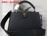 Louis Vuitton Capucines BB Handbag in Black Taurillon Leather Replica