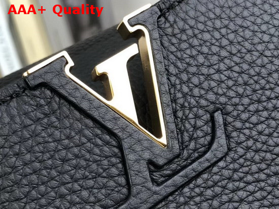 Louis Vuitton Capucines BB Handbag in Black Taurillon Leather Replica