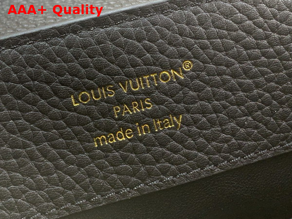 Louis Vuitton Capucines BB Handbag in Black Taurillon Leather with Gold Toned Charm Detail M26531 Replica