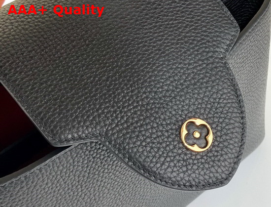 Louis Vuitton Capucines BB Handbag in Black Taurillon Leather with Wide Detachable Strap Replica