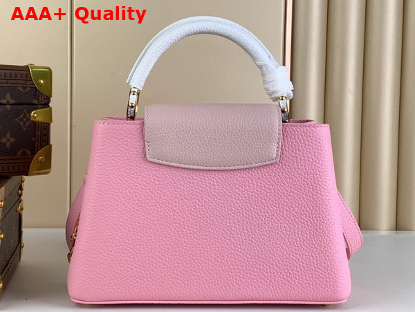 Louis Vuitton Capucines BB Handbag in Candy Pink Taurillon Leather Replica