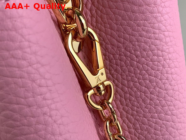 Louis Vuitton Capucines BB Handbag in Candy Pink Taurillon Leather Replica