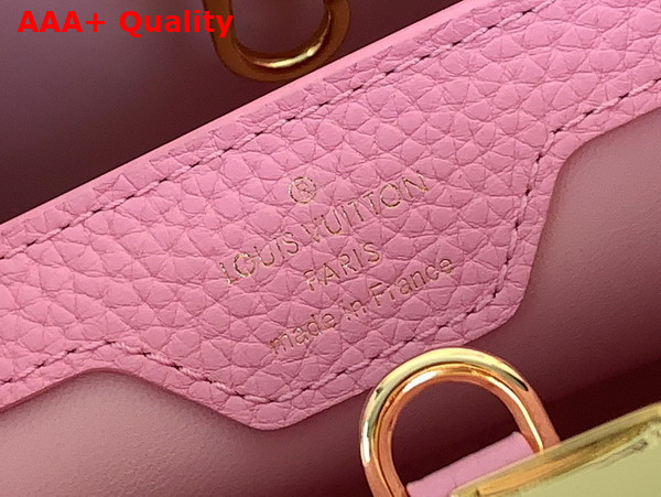 Louis Vuitton Capucines BB Handbag in Candy Pink Taurillon Leather Replica