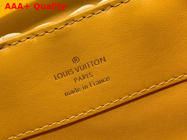 Louis Vuitton Capucines BB Handbag in Golden Yellow Cowhide and Rattan M24976 Replica