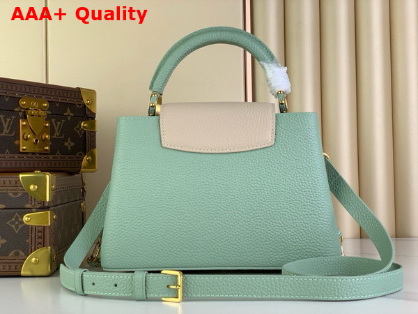 Louis Vuitton Capucines BB Handbag in Jade Green Taurillon Leather M24471 Replica
