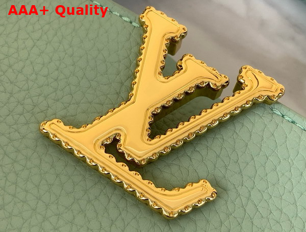 Louis Vuitton Capucines BB Handbag in Jade Green Taurillon Leather with Tassel Charm Replica