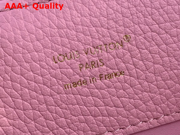 Louis Vuitton Capucines BB Handbag in Marshmallow Pink Taurillon Leather Part of the Harmony Collection Replica