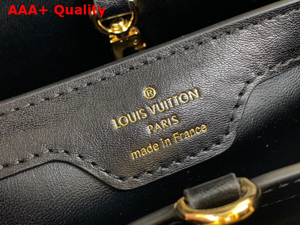 Louis Vuitton Capucines BB Handbag in Multicolor Coated Canvas Woven with Thin Bands M22270 Replica