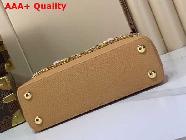 Louis Vuitton Capucines BB Handbag in Noisette Taurillon Leather Replica