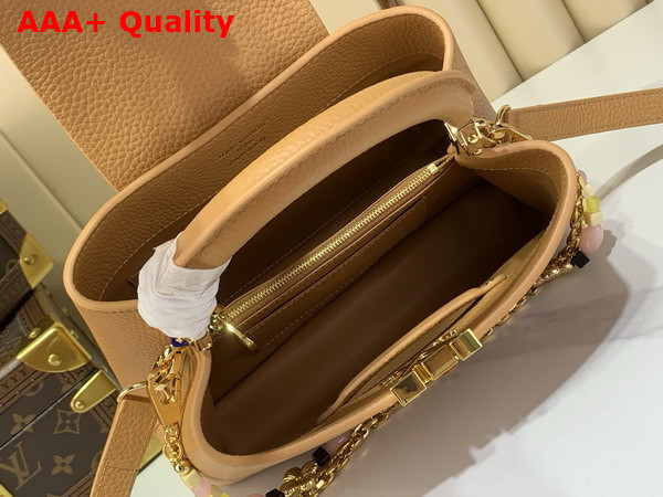Louis Vuitton Capucines BB Handbag in Noisette Taurillon Leather Replica