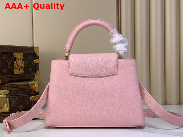 Louis Vuitton Capucines BB Handbag in Sweet Pink Taurillon Leather Replica