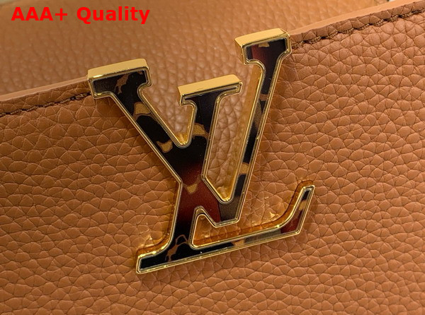 Louis Vuitton Capucines BB Handbag in Tan Taurillon Leather Replica