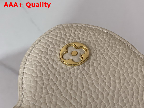 Louis Vuitton Capucines BB Handbag in Vanilla Taurillon Leather with Gold Toned Charm Detail Replica