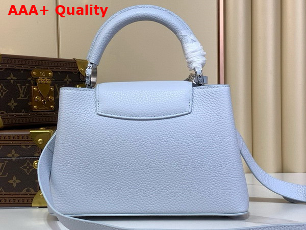 Louis Vuitton Capucines BB Handbag in Washed Blue Taurillon Leather M21303 Replica