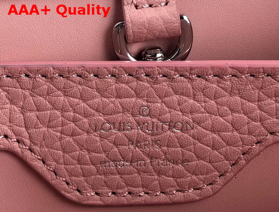 Louis Vuitton Capucines BB Handbag with Braided Handle Pink Taurillon Leather Replica