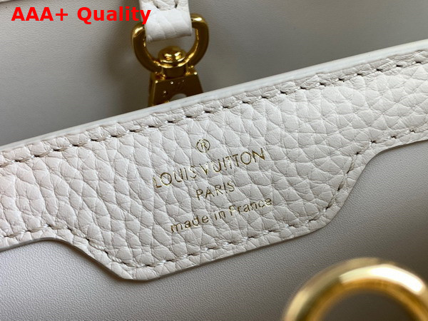 Louis Vuitton Capucines BB Handbag with a Wavy Base in Light Pink Taurillon Leather Replica