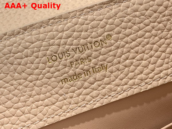 Louis Vuitton Capucines BB Hazelnut Taurillon Leather with Decorative Chain Replica
