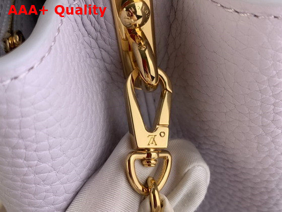 Louis Vuitton Capucines BB Iris Creme Taurillon Leather M59512 Replica