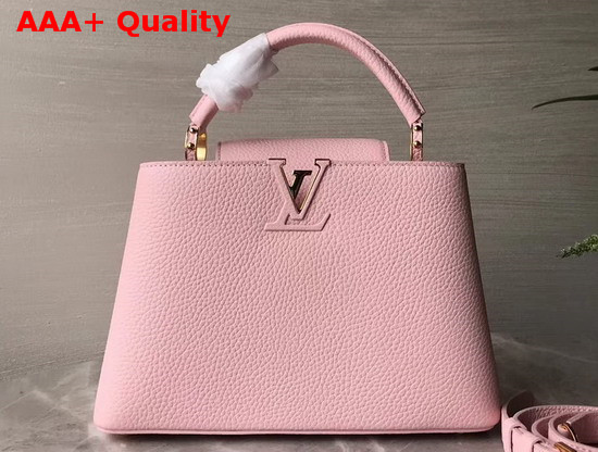 Louis Vuitton Capucines BB Magnolia Full Grain Taurillon Leather M94635 Replica