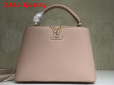 Louis Vuitton Capucines BB Pink Taurillon Leather Gold Hardware Replica