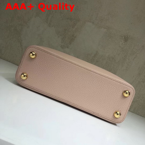 Louis Vuitton Capucines BB Pink Taurillon Leather Gold Hardware Replica