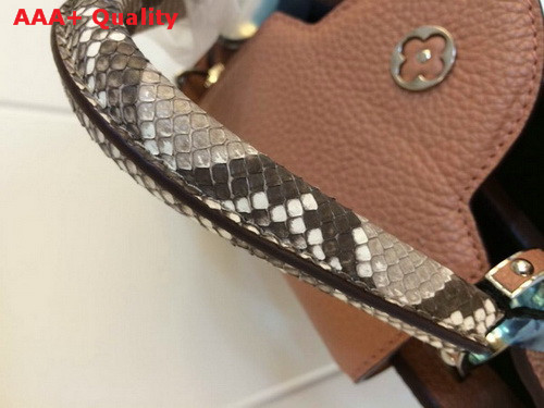 Louis Vuitton Capucines BB Rose Melrose With Snake Replica