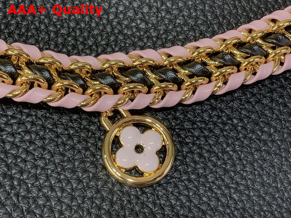 Louis Vuitton Capucines BB in Black Taurillon Leather with Hand Braided Chain Replica