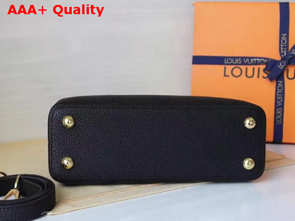 Louis Vuitton Capucines BB in Black with Taurillon Caviar Leather Trim Replica