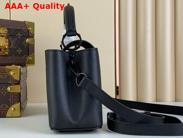 Louis Vuitton Capucines East West BB All Black Matte Calfskin Replica
