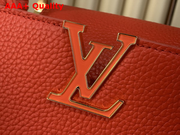 Louis Vuitton Capucines East West BB Sari Red Taurillon Leather Replica