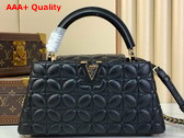 Louis Vuitton Capucines East West MM All Black Lambskin Leather M25284 Replica