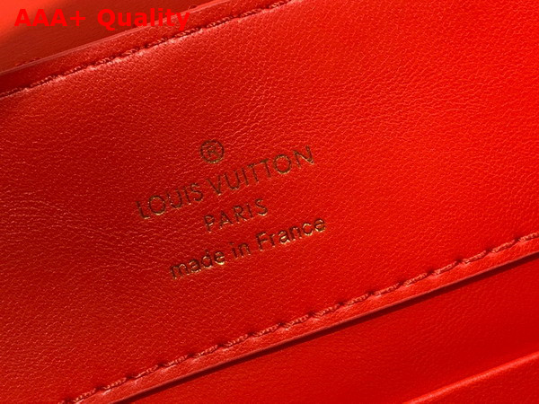 Louis Vuitton Capucines East West MM Lipstick Red Lambskin Leather Replica